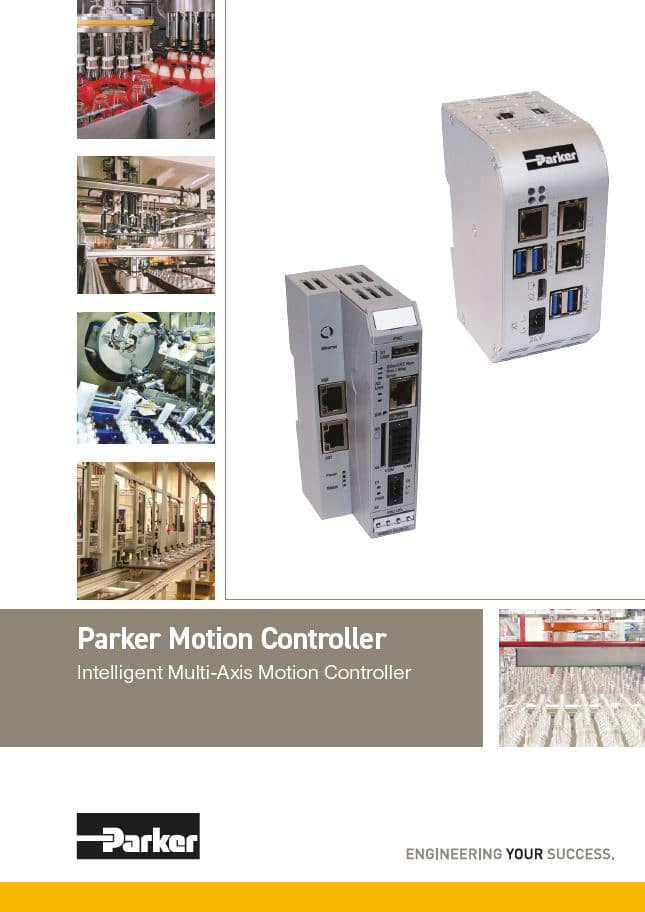 PARKER PAC120 and PAC340 motion controllers catalog